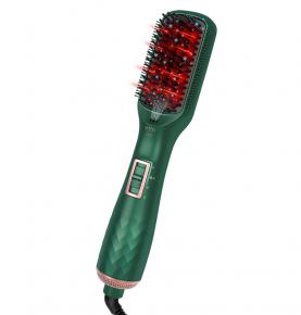3 in 1 Hair Electric Straightener Comb Blow Dryer and Volumizer Hot Air Brush