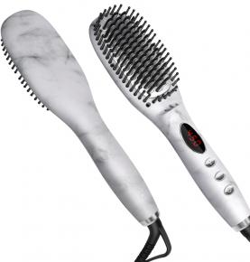 Fast Heat Up Ceramic Ionic Negative Ion Hot Comb Electric Hair Brush Straightener