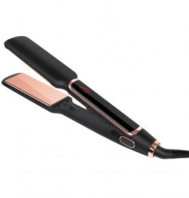 Max Private Label Wide Plate Titanium Flat Iron Hair Straightener