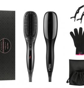 Multi-Functional Electric Hair Styling Brush Ionic Beard Hair Straightening Comb