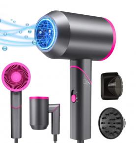High Quality Travel Portable Blow Dryer Foldable Negative Ionic Household Dc Motor Hair Dryer